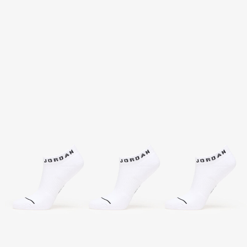 Ponožky Jordan Dri-FIT Everyday No-Show Socks 3-Pack White/ Black XL 63372561