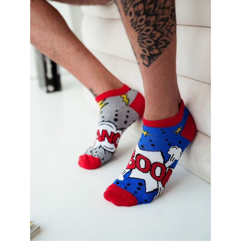 Členkové farebné ponožky Komiks 63374017
