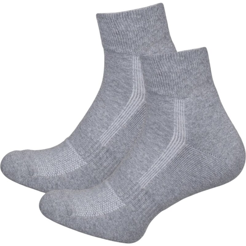 Medium sivé športové pánske ponožky 63374028