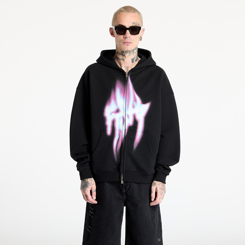 Mikina FTSHP Walking Art Zip Hoodie UNISEX Fire Black Ash XXL 63331648