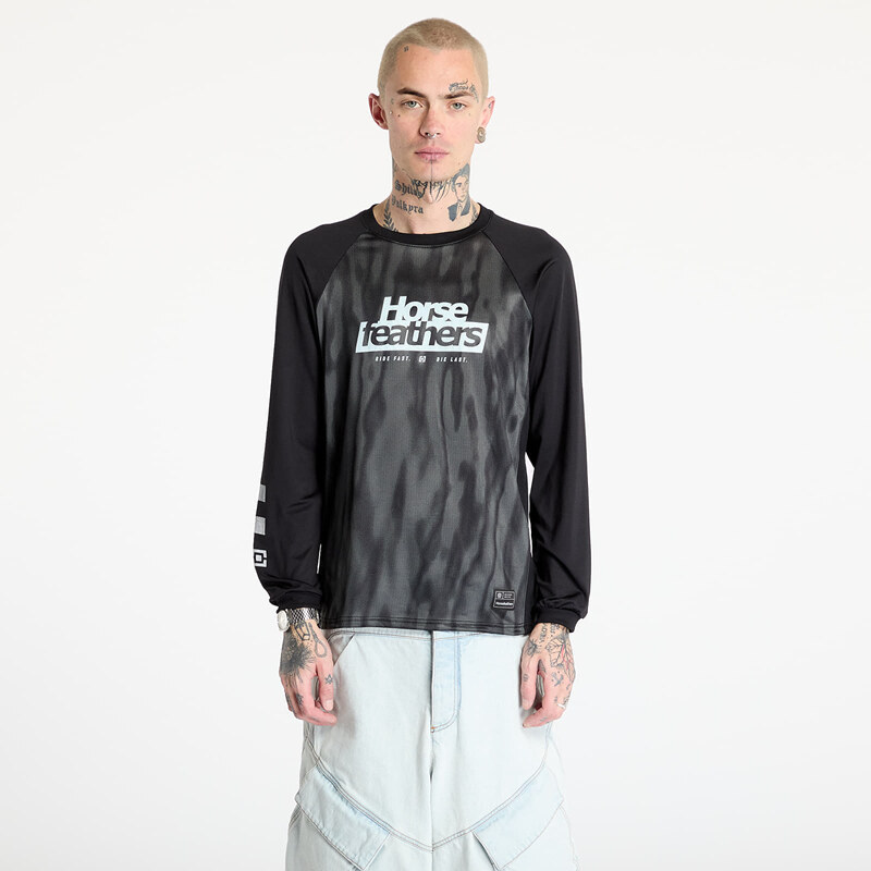 Dres Horsefeathers Spike Ls Bike Jersey Halftone/ Black XL 63372587