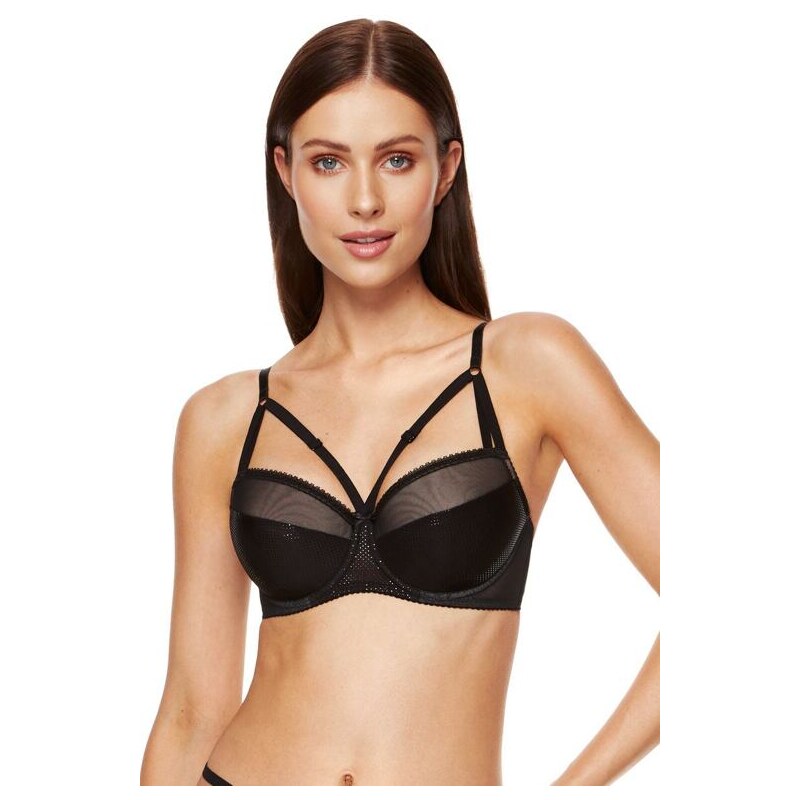 Gorteks Vystužená podprsenka Celine B4 čierna 35502171