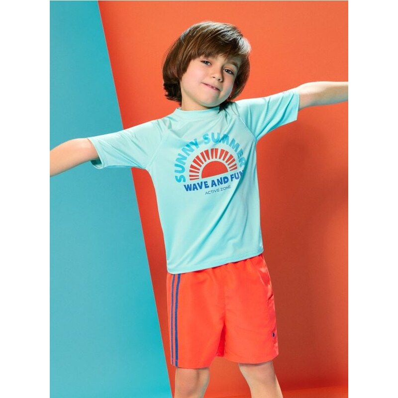 Sinsay - Kraťasy Active - oranžová 65761319