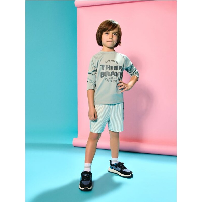 Sinsay - Plážový setUPF 40+ Active - svetlošedá 65747945