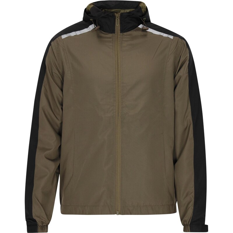 Mo ATHLSR Prechodná bunda kaki / čierna / strieborná 65644821