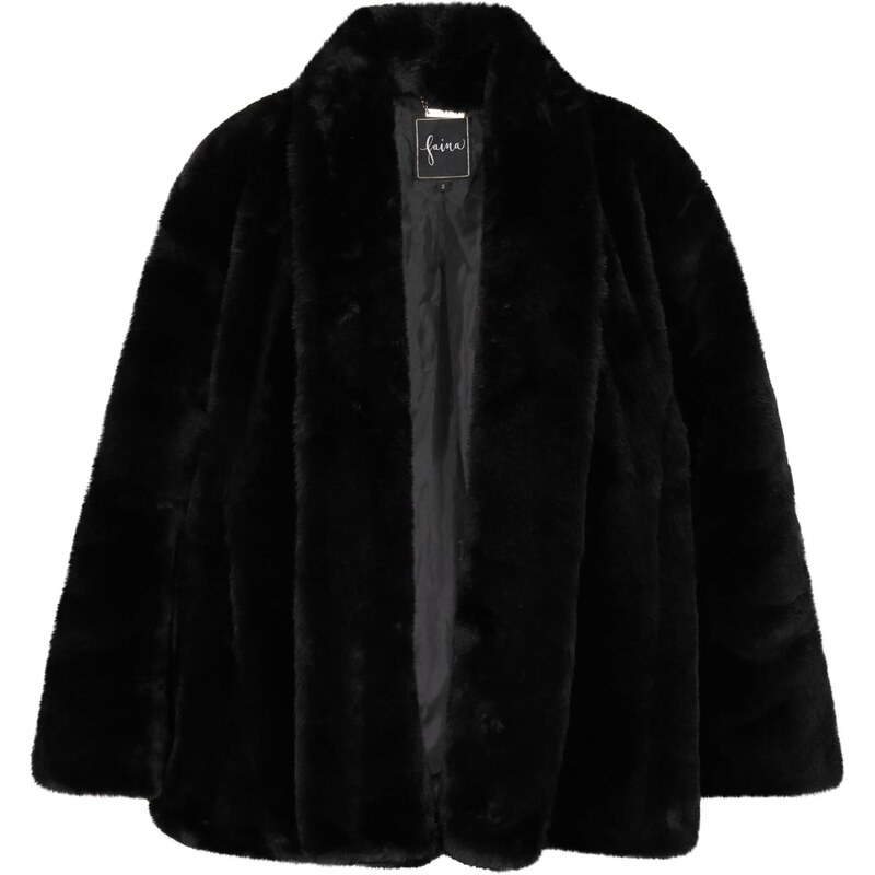 faina Zimný kabát čierna 65979114