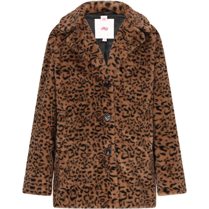 MYMO Prechodný kabát tmavohnedá / čierna 63658486