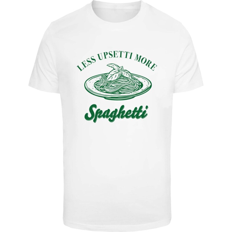 Mister Tee Tričko Upsetti Spaghetti zelená / biela 65874177
