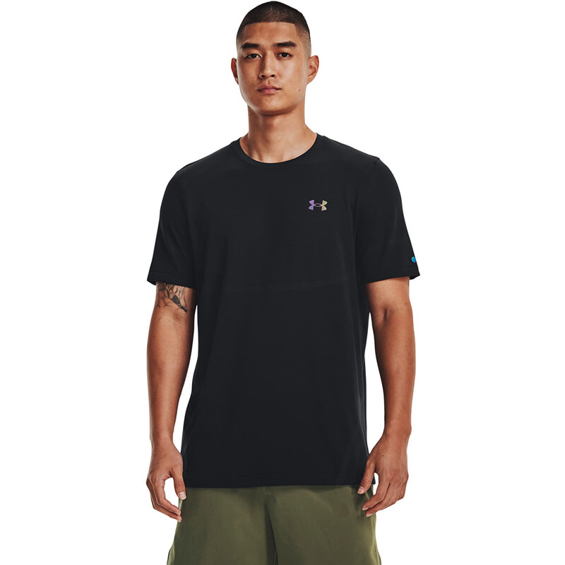 Tričko Under Armour Vanish Elite Seamless SS Tee Black/ Iridescent S 63392978