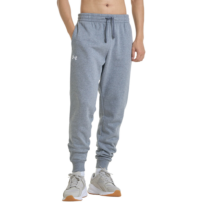 Kalhoty Under Armour Rival Fleece Joggers Castlerock Light Heather/ 63393072
