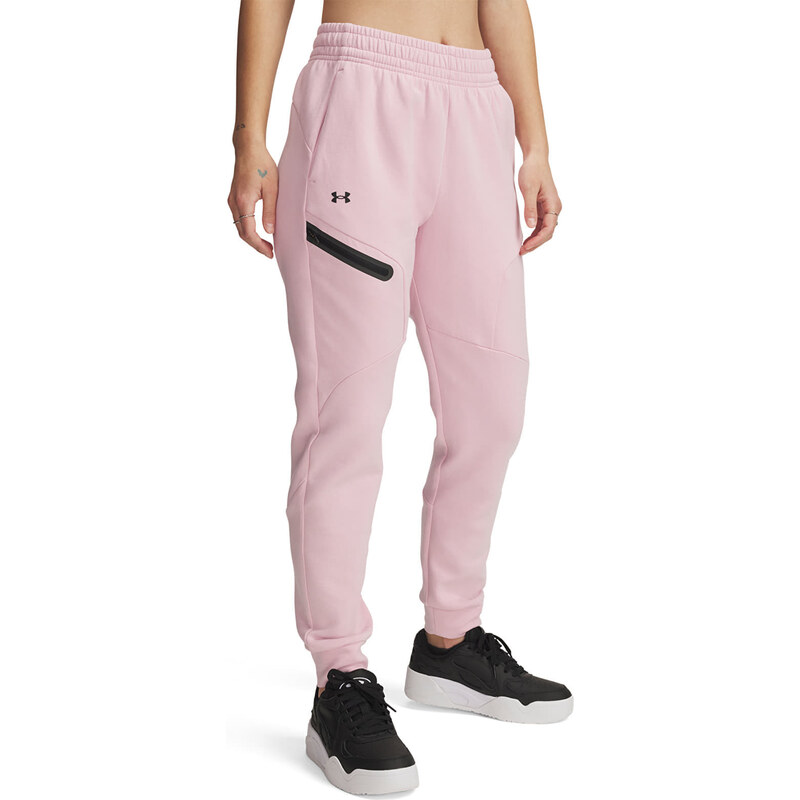 Kalhoty Under Armour Unstoppable Fleece Jogger Prime Pink/ Black XL 63395150