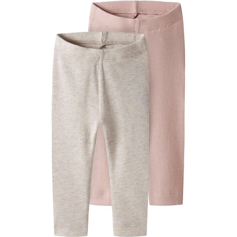 NAME IT Legíny NBNKab tmavobéžová / ružová 62583761