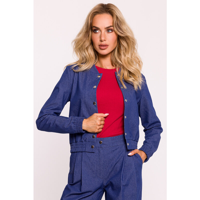 MOE Krátke sako M800 | modrá M800 63395864