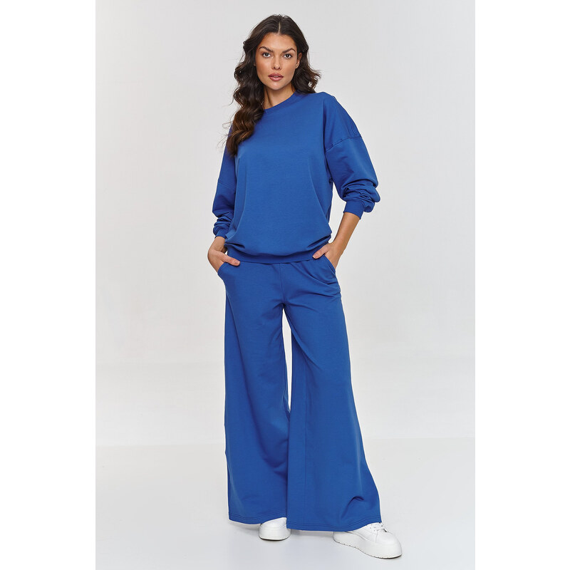 Makadamia Dámska súprava so širokými nohavicami M863 | modrá M863 63395952