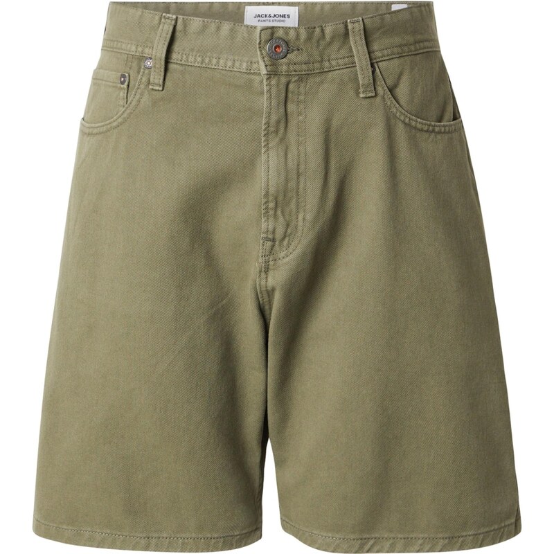 JACK & JONES Džínsy JPSTTONY olivová 63400920
