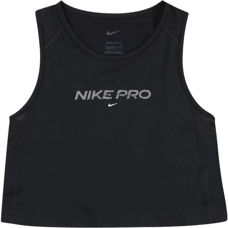 NIKE Športový top čierna / biela 64216491
