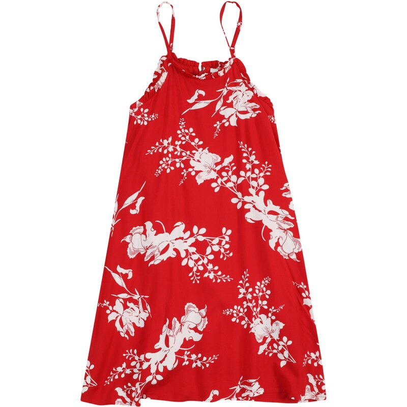 ABOUT YOU Šaty Annelie červená / biela 63400745