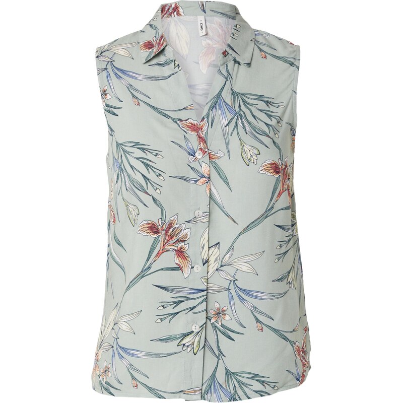 ONLY Blúzka ONLNOVA smaragdová / pastelovo zelená / marhuľová / čierna 64248081