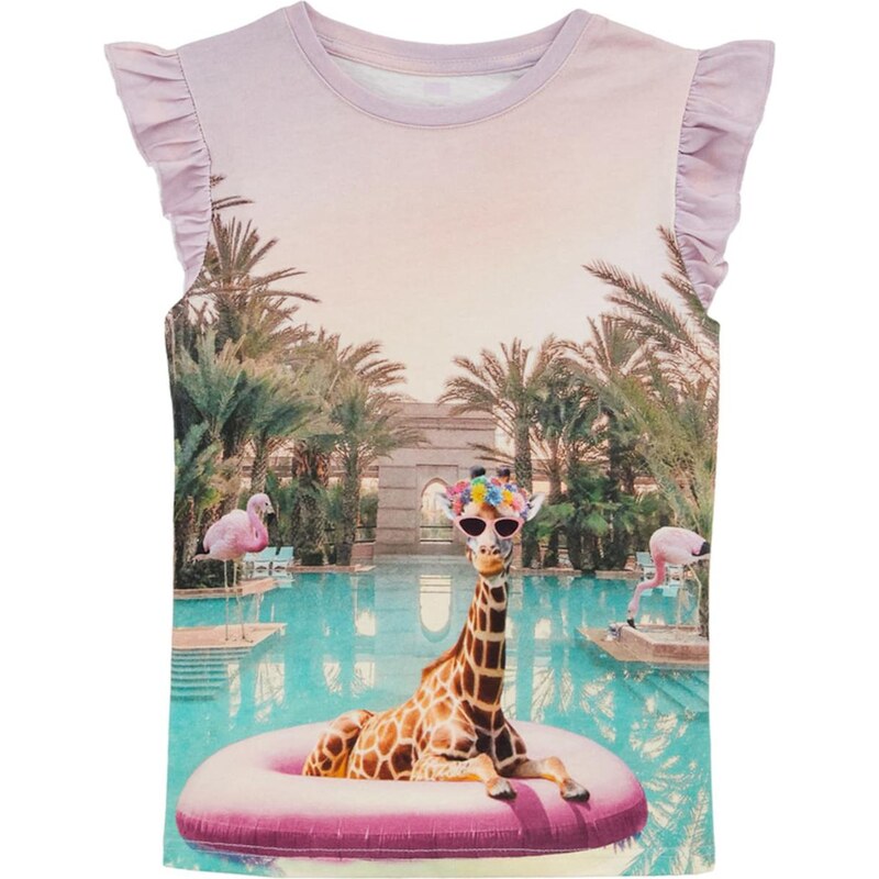 WE Fashion Top svetlomodrá / hnedá / tmavozelená / fialová 65877941