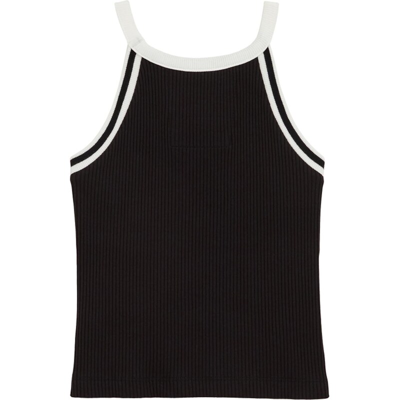 WE Fashion Top čierna / biela 65877942