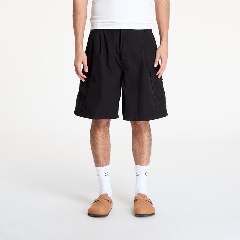 Šortky Carhartt WIP Cole Cargo Short Black Rinsed 34 63408518