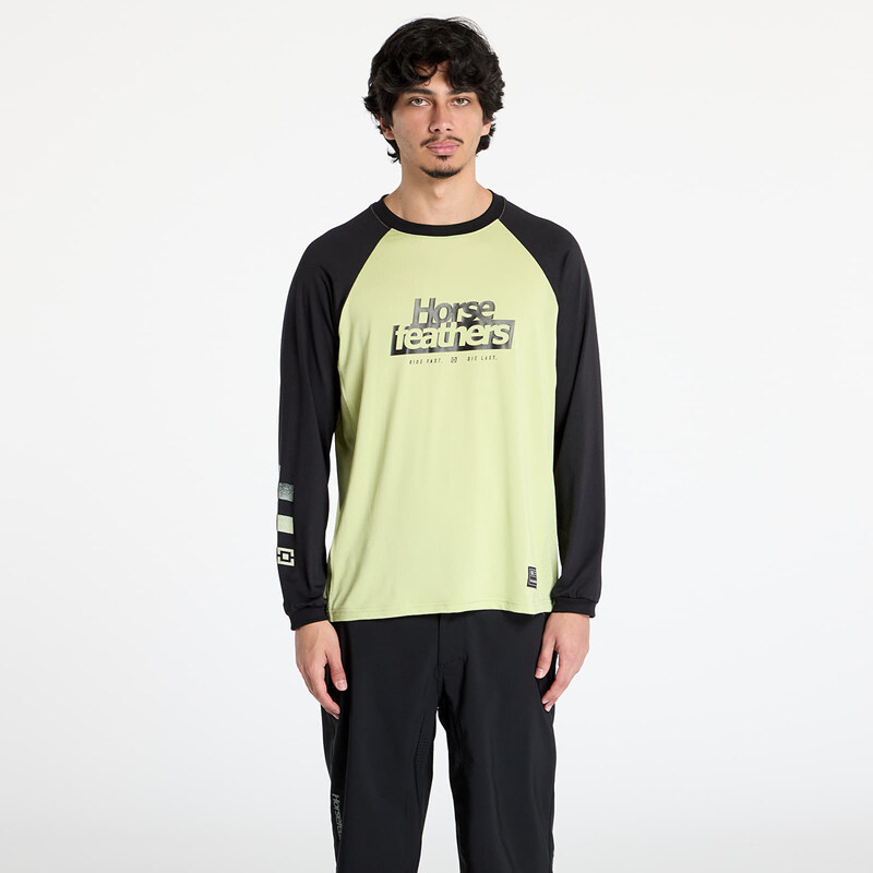 Tričko Horsefeathers Spike Long Sleeve Bike Jersey Nile/ Black L 63408422