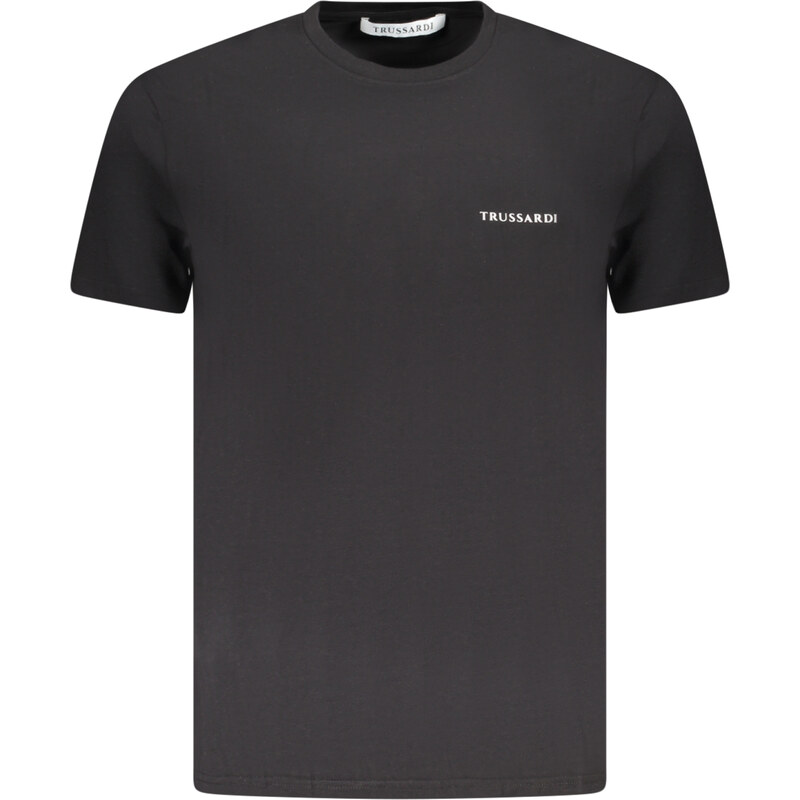 Čierne tričko TRUSSARDI s krátkym rukávom 64706272