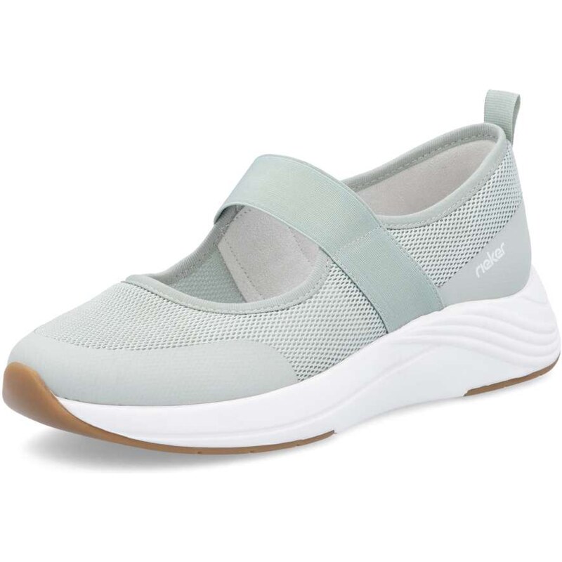Dámske baleríny RIEKER N8551-52 zelená S5 63404801