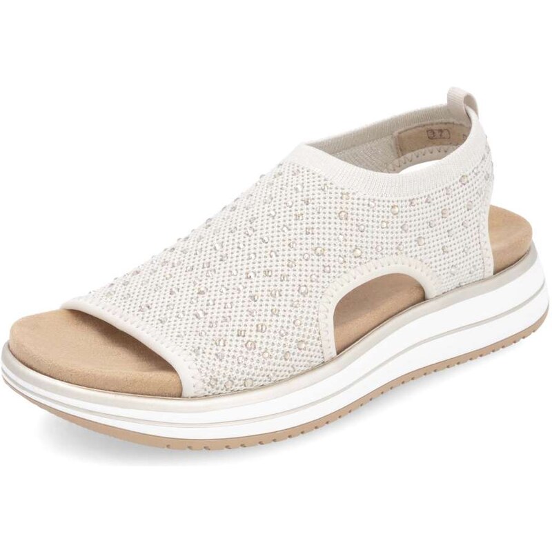 RIEKER Dámske sandále REMONTE D1J55-60 béžová S5 63404821