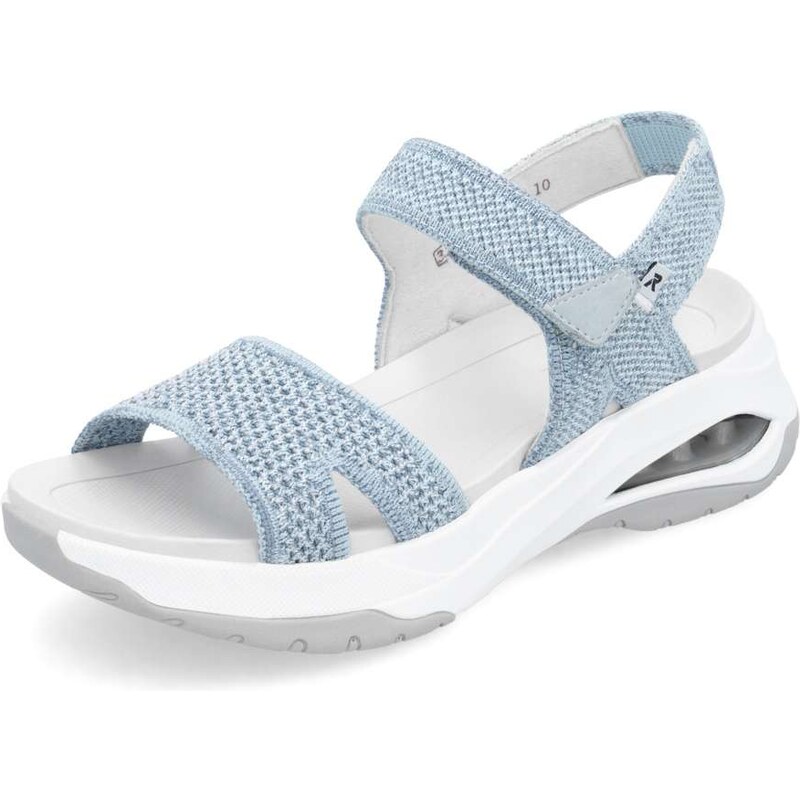 Dámske sandále RIEKER W3152-10 modrá S5 63404823