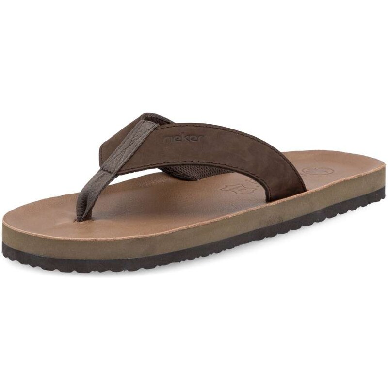 Pánske žabky RIEKER 20152-25 hnedá S5 63404842