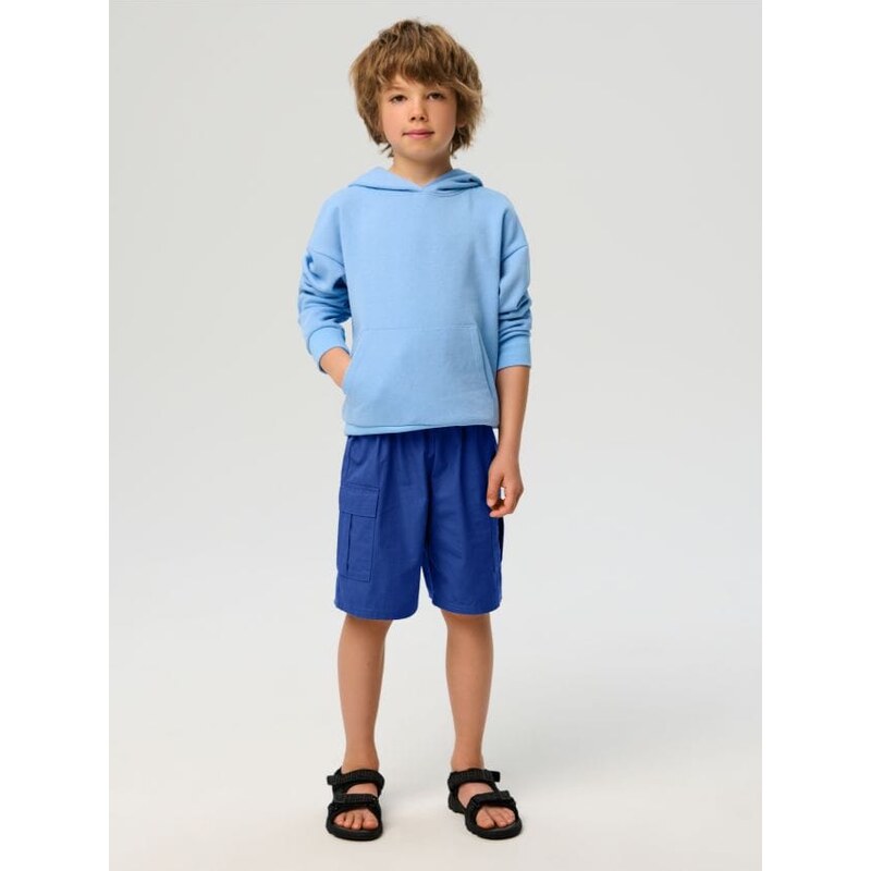 Sinsay - Cargo kraťasy - sivomodrá 65761374