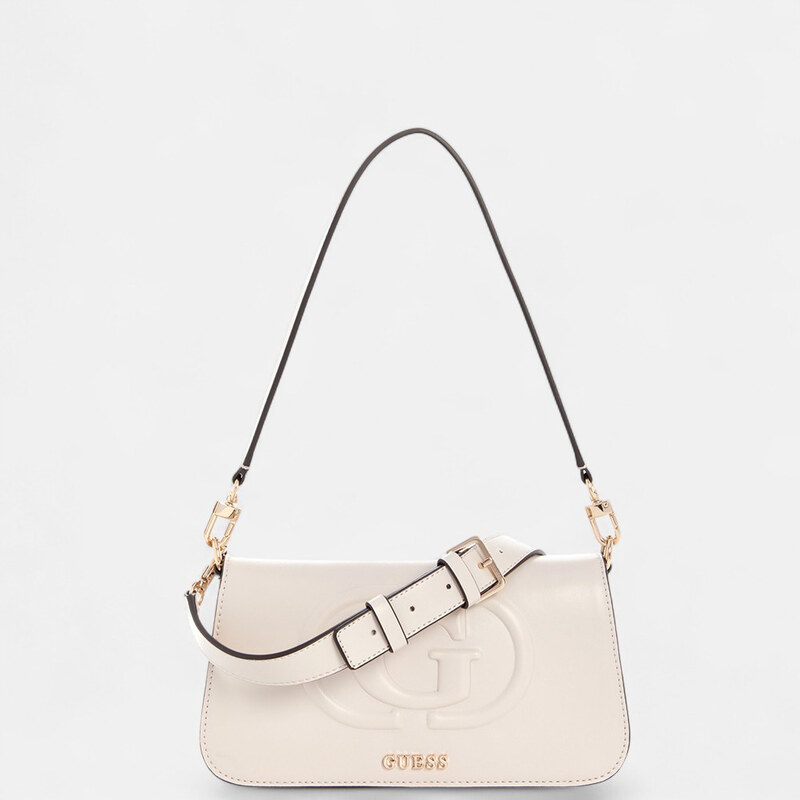 Krémově bílá kabelka Guess Mietta 56203 63406888