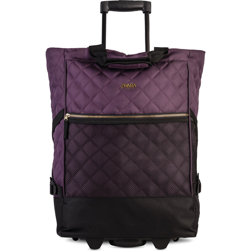 PUNTA Nákupní taška na kolečkách Classy-švestková 63409936