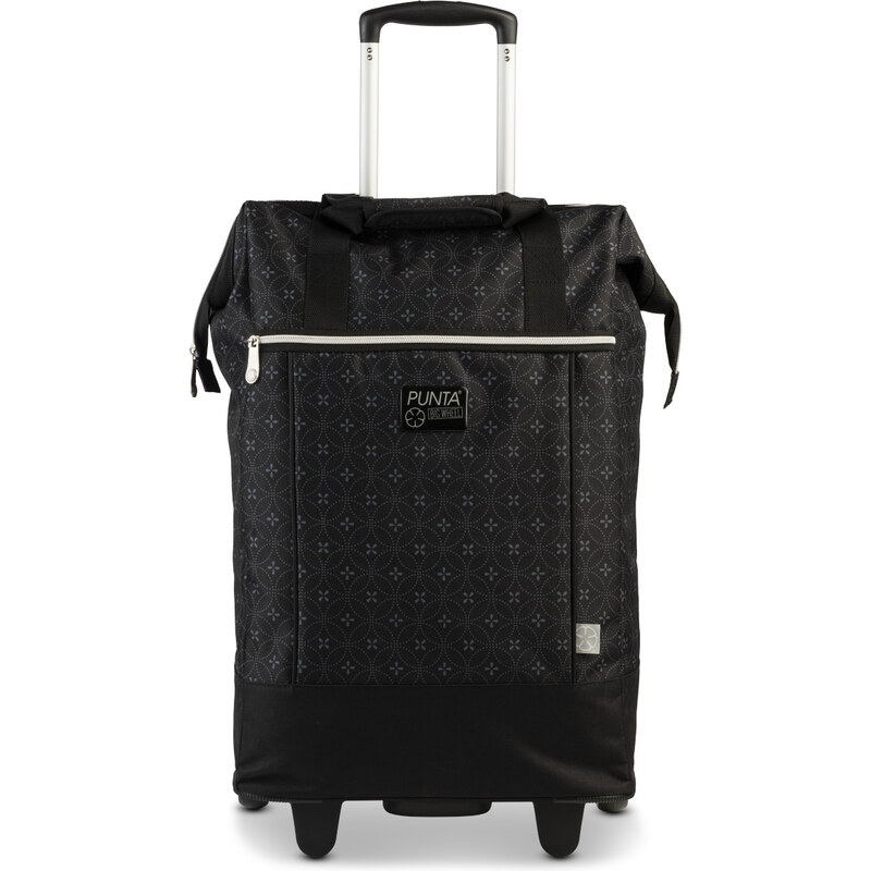 PUNTA Nákupná taška na kolieskach Big Wheel - čierna 63410083