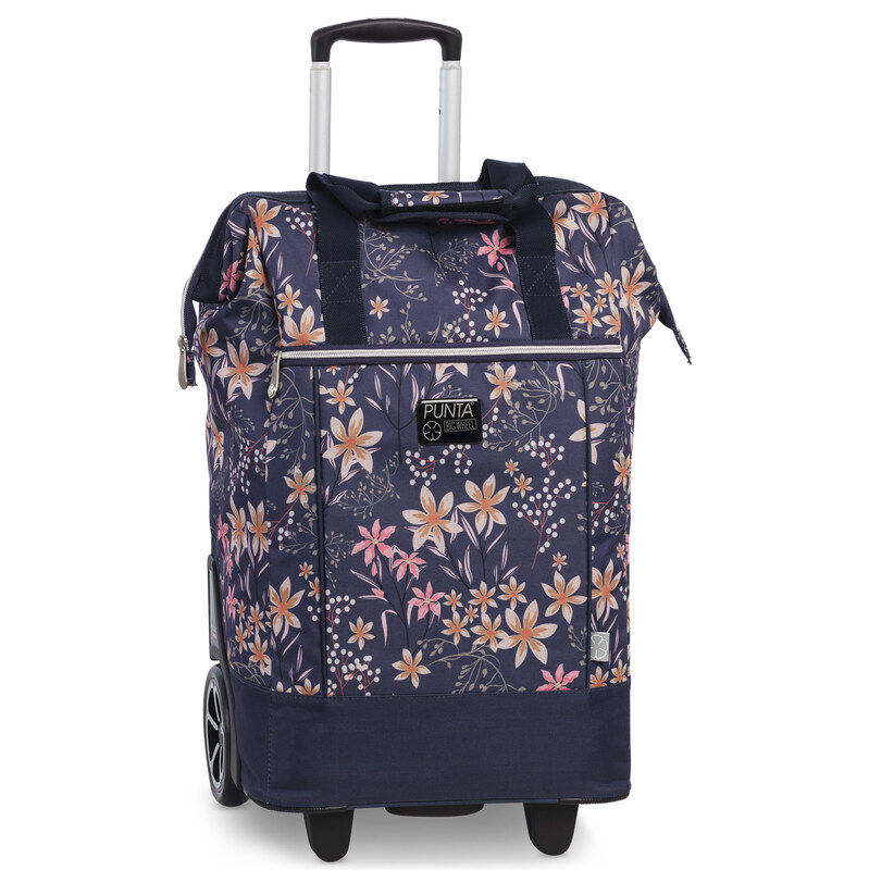 PUNTA Nákupná taška na kolieskach Big Wheel - tmavo modrá 63410086