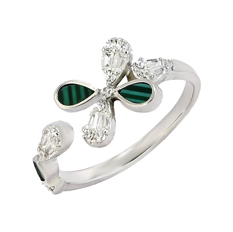 Strieborný prsteň Glare 907 63408594