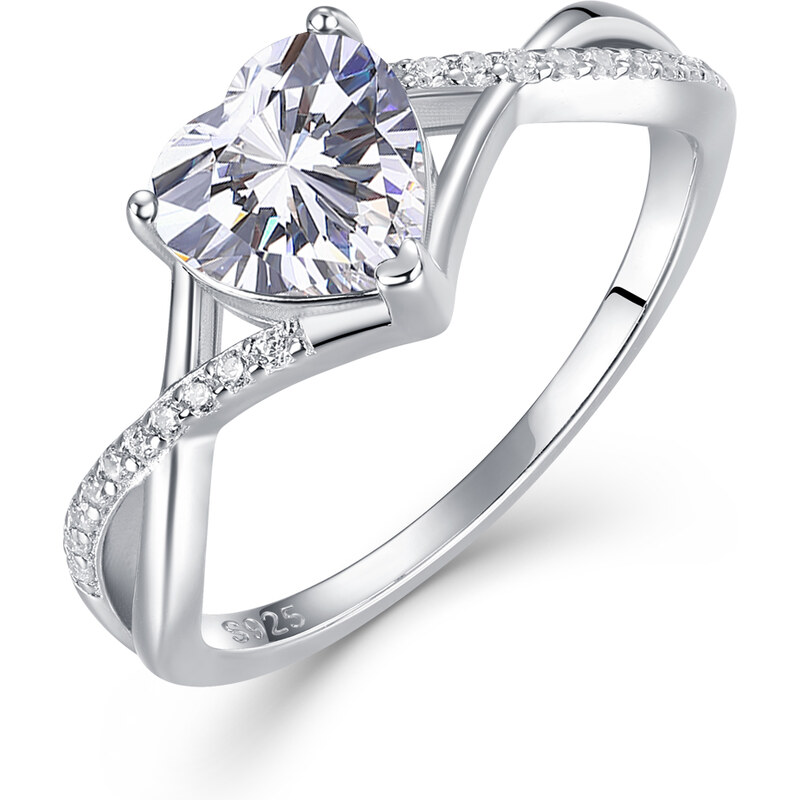 Olivie Stříbrný prsten SRDCE 9520 65048842