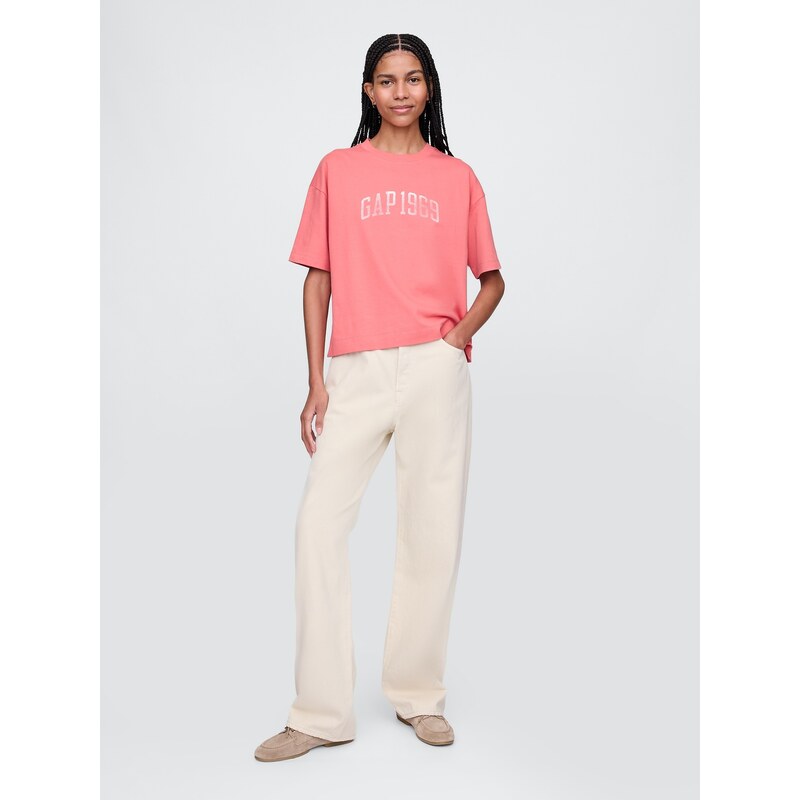 GAP Dámske Oversize tričko Heavyweight Americana 729563-05 66266225