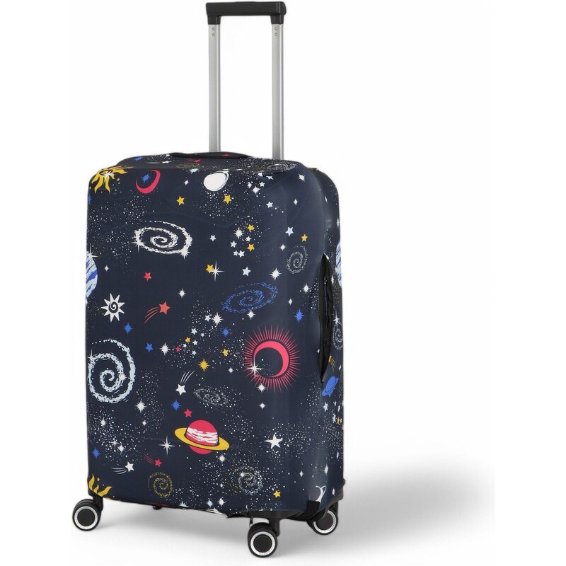ORMI Obal na kufor Travel Vesmír veľkosť M, modrý 66434460