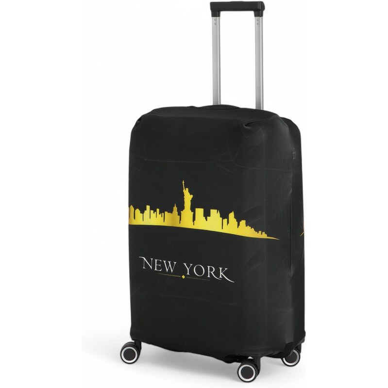 ORMI Obal na kufor Travel NewYork veľkosť M, čierny 66434459