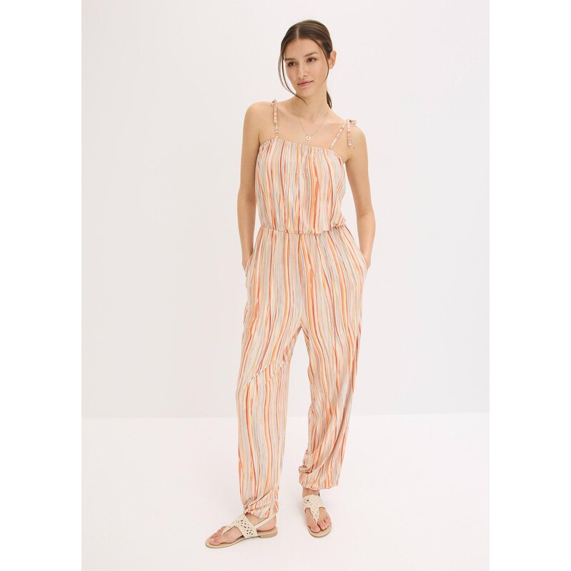 bonprix Džersejový overal, farba biela 63477997