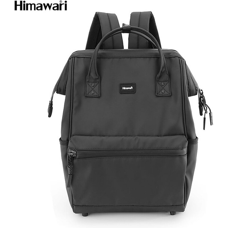 Čierny ruksak z vodeodolného nylonu s USB portom a stabilizačnými 63413054