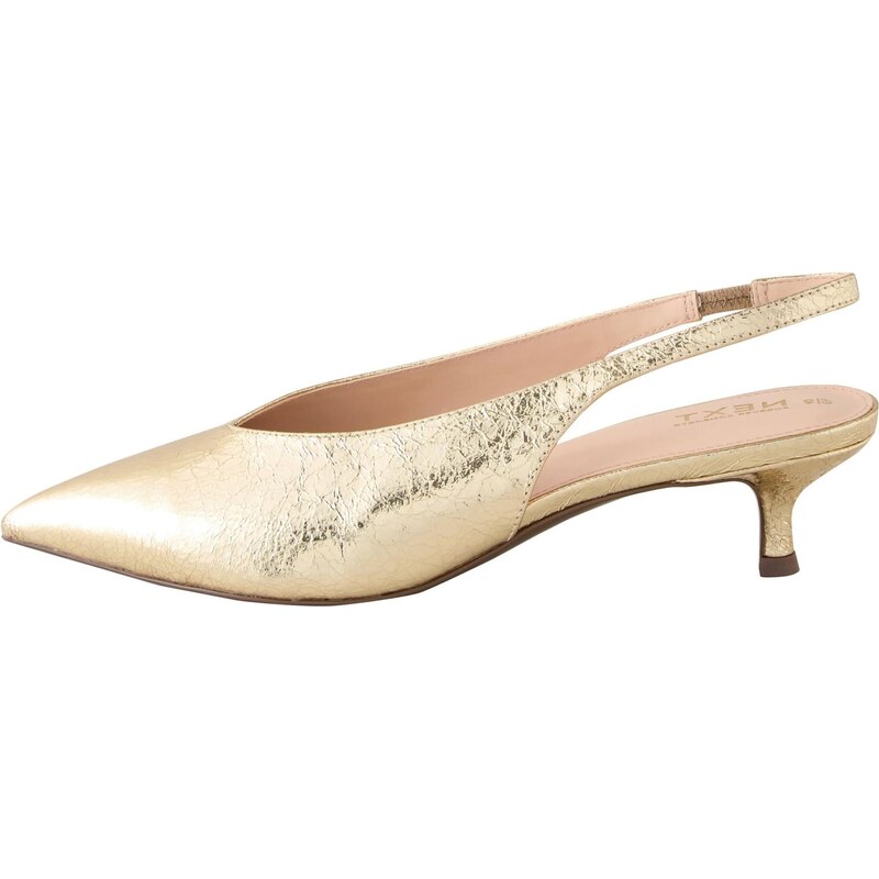 Next Lodičky s otvorenou pätou zlatá 64465328