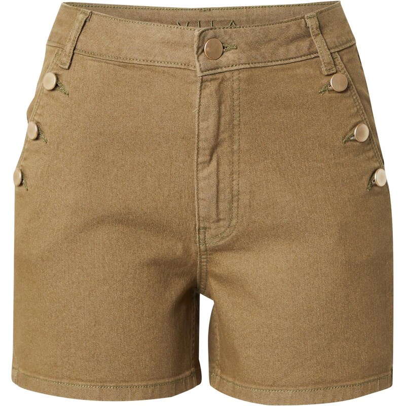 VILA Džínsy VIOLA olivová 64500824