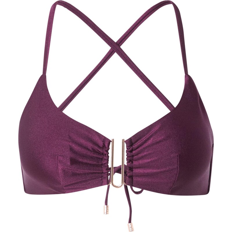 Hunkemöller Bikinový top Costa tmavofialová 64395295