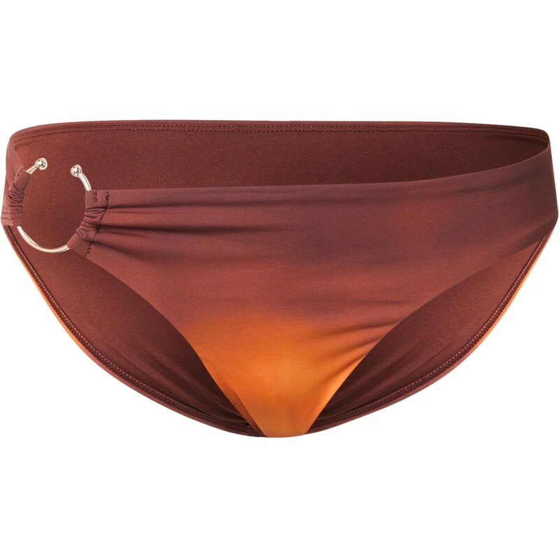 Hunkemöller Bikinové nohavičky Janiero Rio tmavooranžová / vínovo 66007909