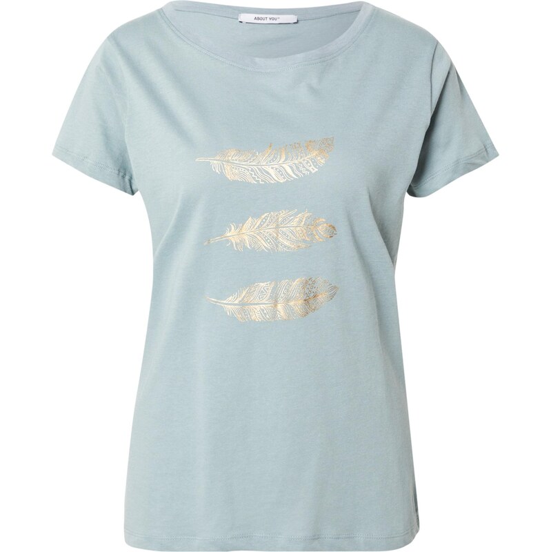 ABOUT YOU Tričko Joanna zlatá / sivá 63973666
