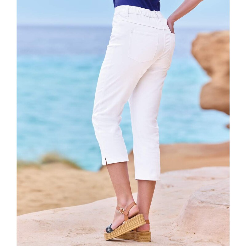 Sedemosminové nohavicové legíny Atlas For Men Biela 51019754