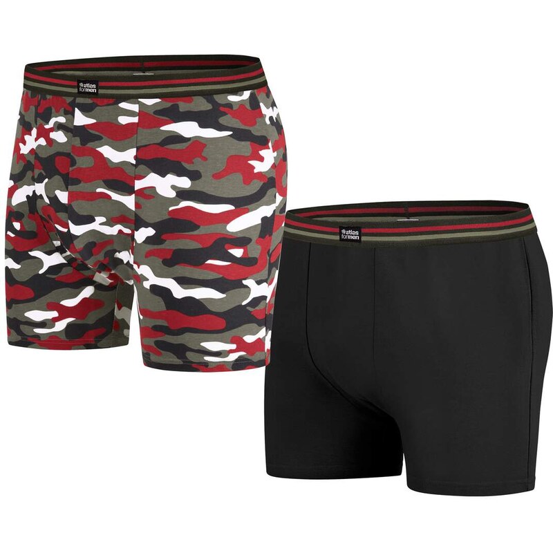 Sada 2 pohodlných strečových boxeriek Atlas For Men 63417835